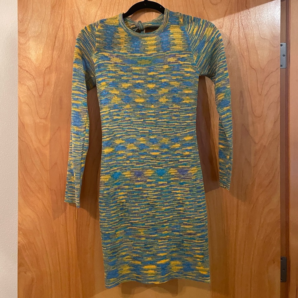 Long Sleeve Knit Mini Dress